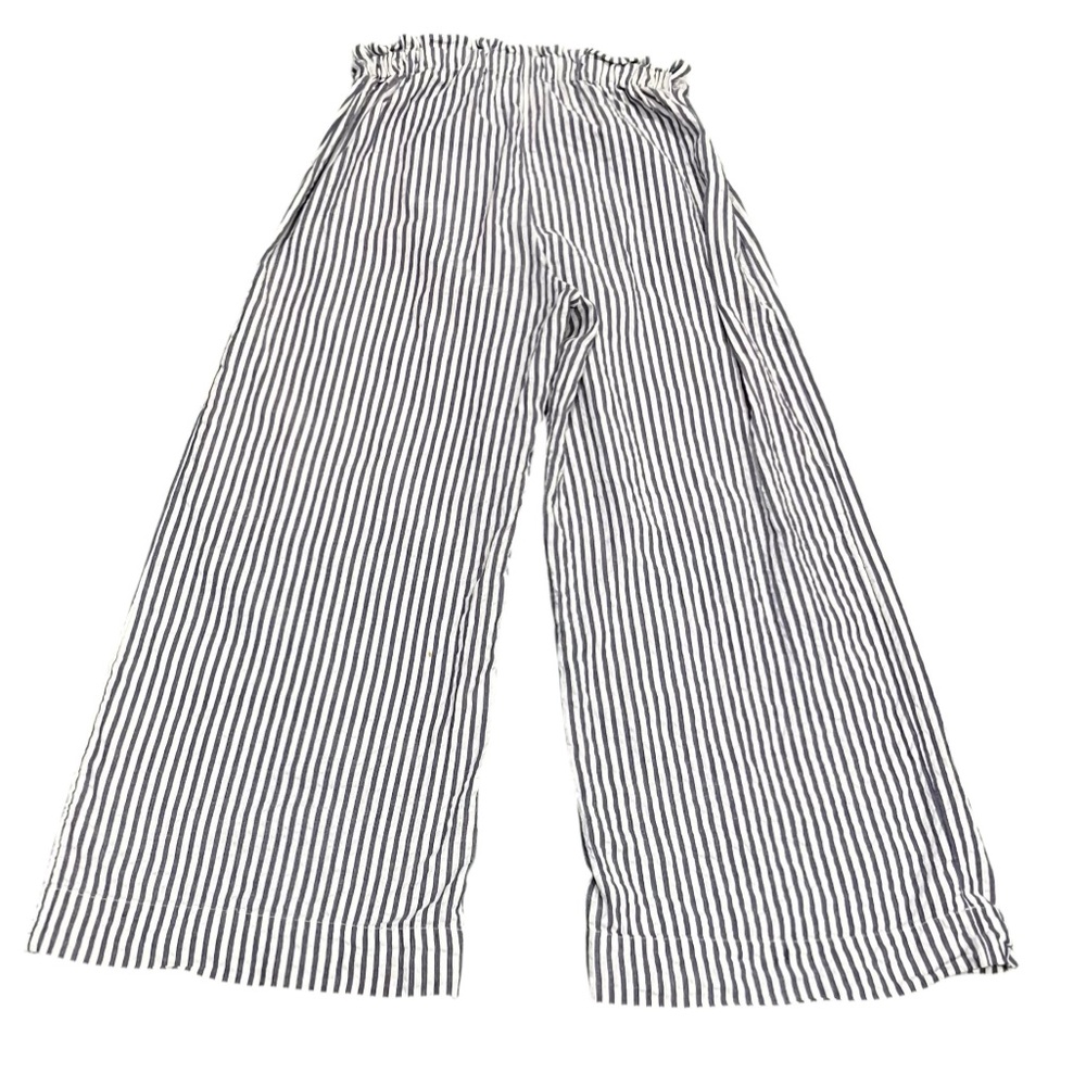 Urban Outfitters Monochrome Beach Striped Wide-Leg Pants Small - Picture 2 of 11